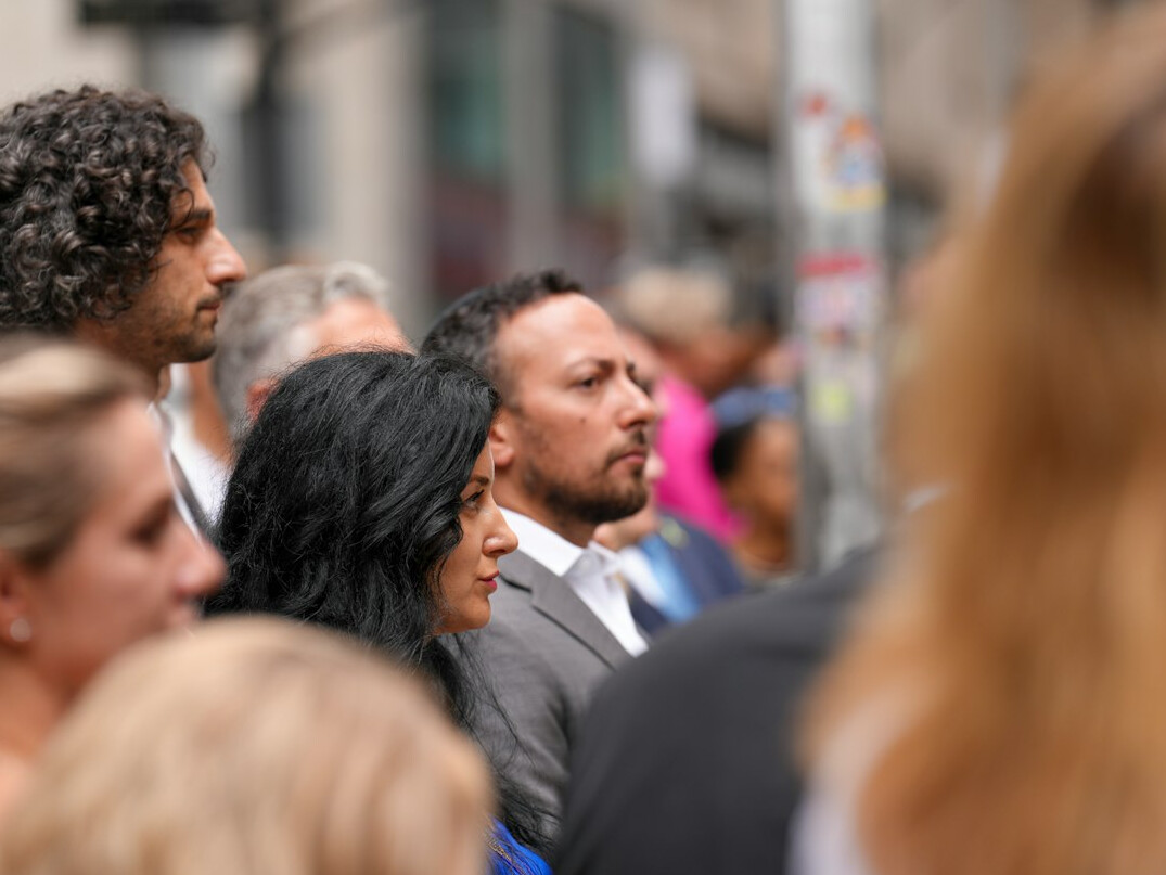 diverse professionals networking